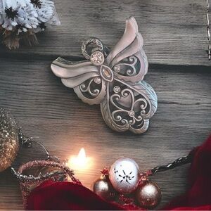 🆕 Silver Angel jewelry box